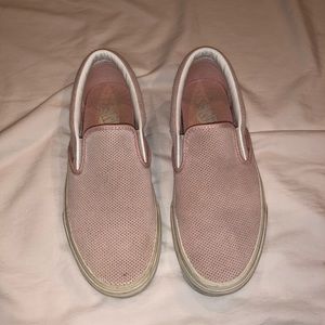 Pink Suede Slip-On Vans